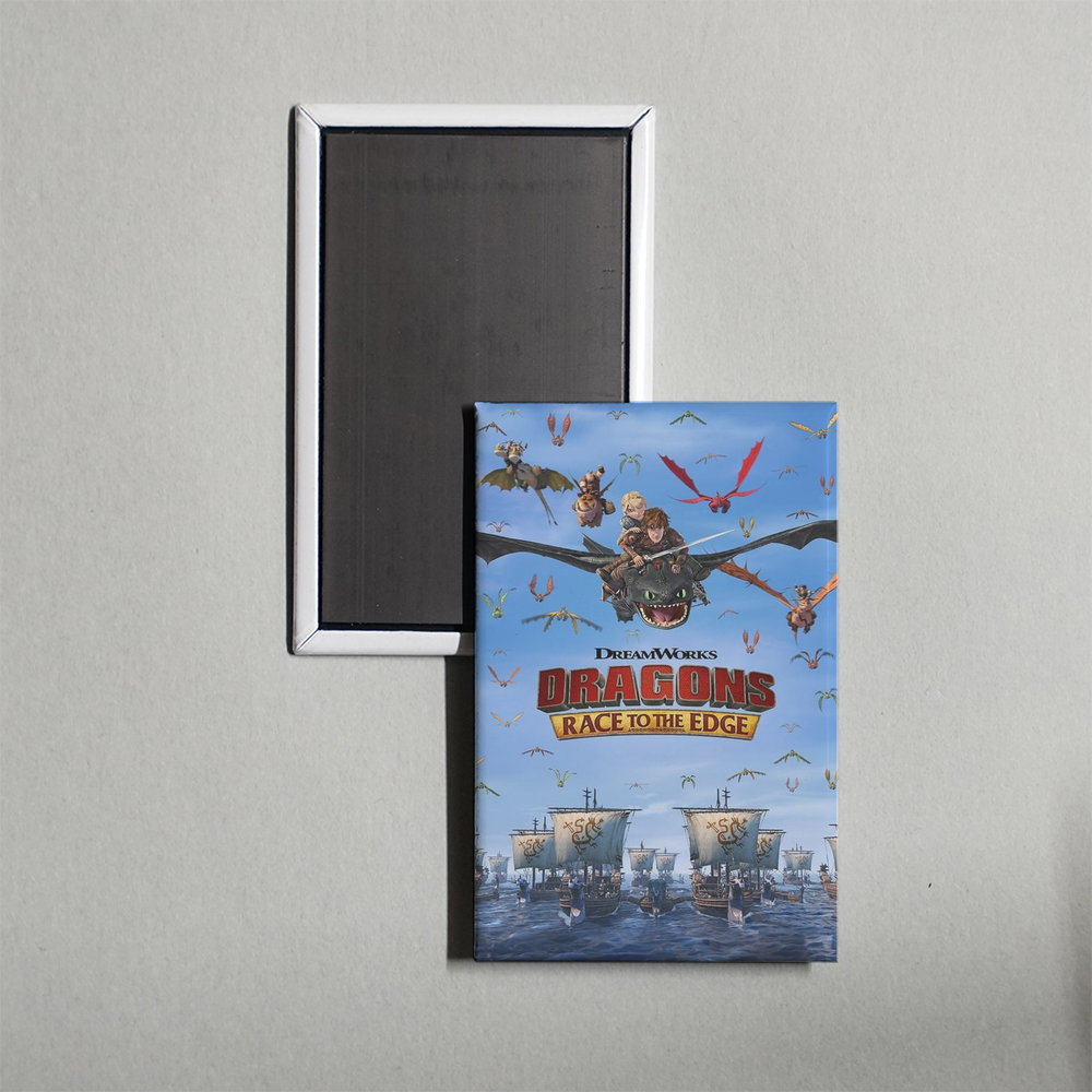 Dragons Race to the Edge TV Show Fridge Magnet