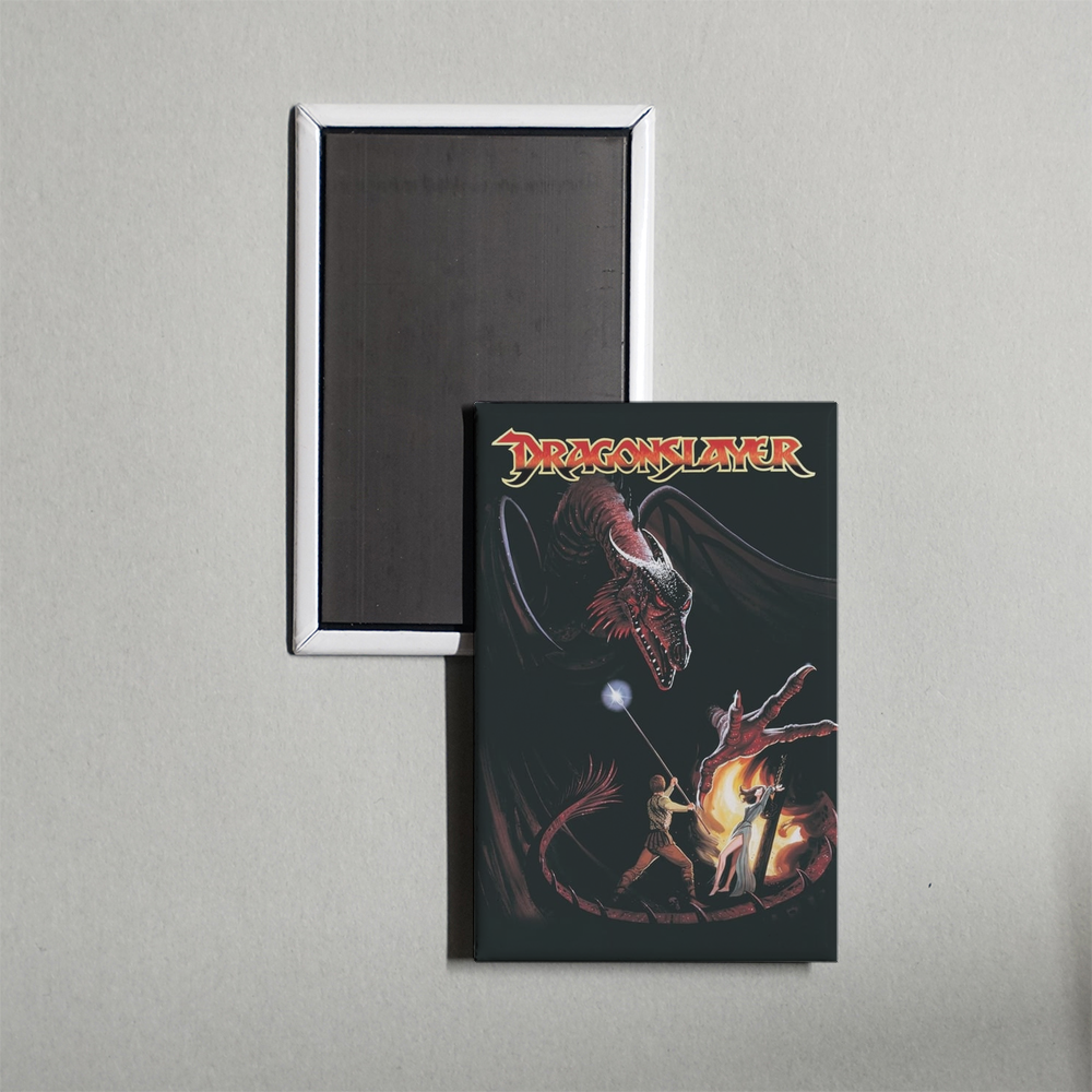 Dragonslayer Mini Movie Fridge Magnet