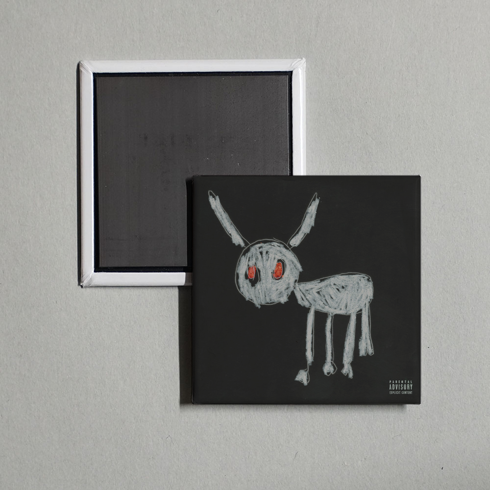 Drake - For All The Dogs Album Cover Fridge Magnet