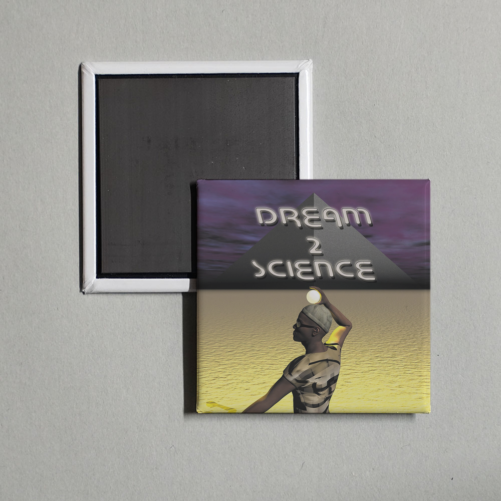 Dream 2 Science - Dream 2 Science Album Cover Fridge Magnet