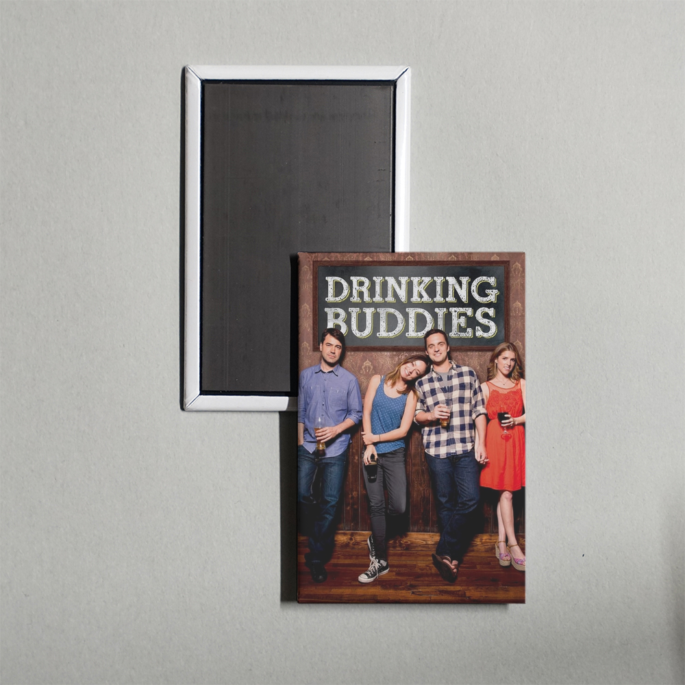 Drinking Buddies Mini Movie Fridge Magnet