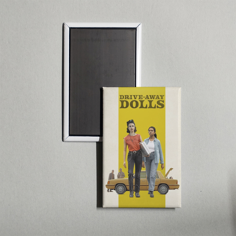 Drive-Away Dolls Mini Movie Fridge Magnet