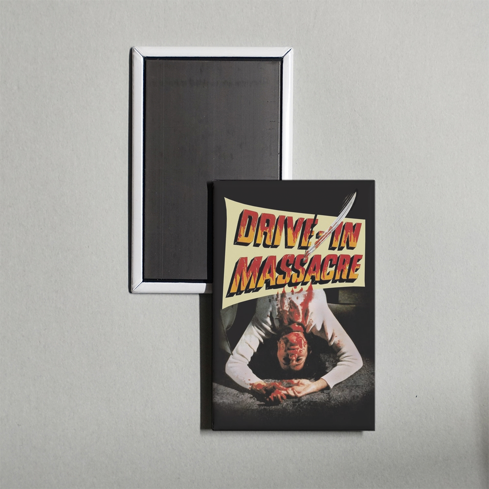 Drive-In Massacre Mini Movie Fridge Magnet