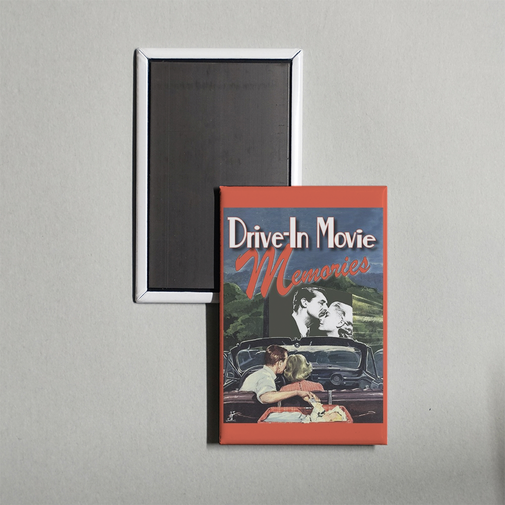 Drive-In Movie Memories Mini Movie Fridge Magnet