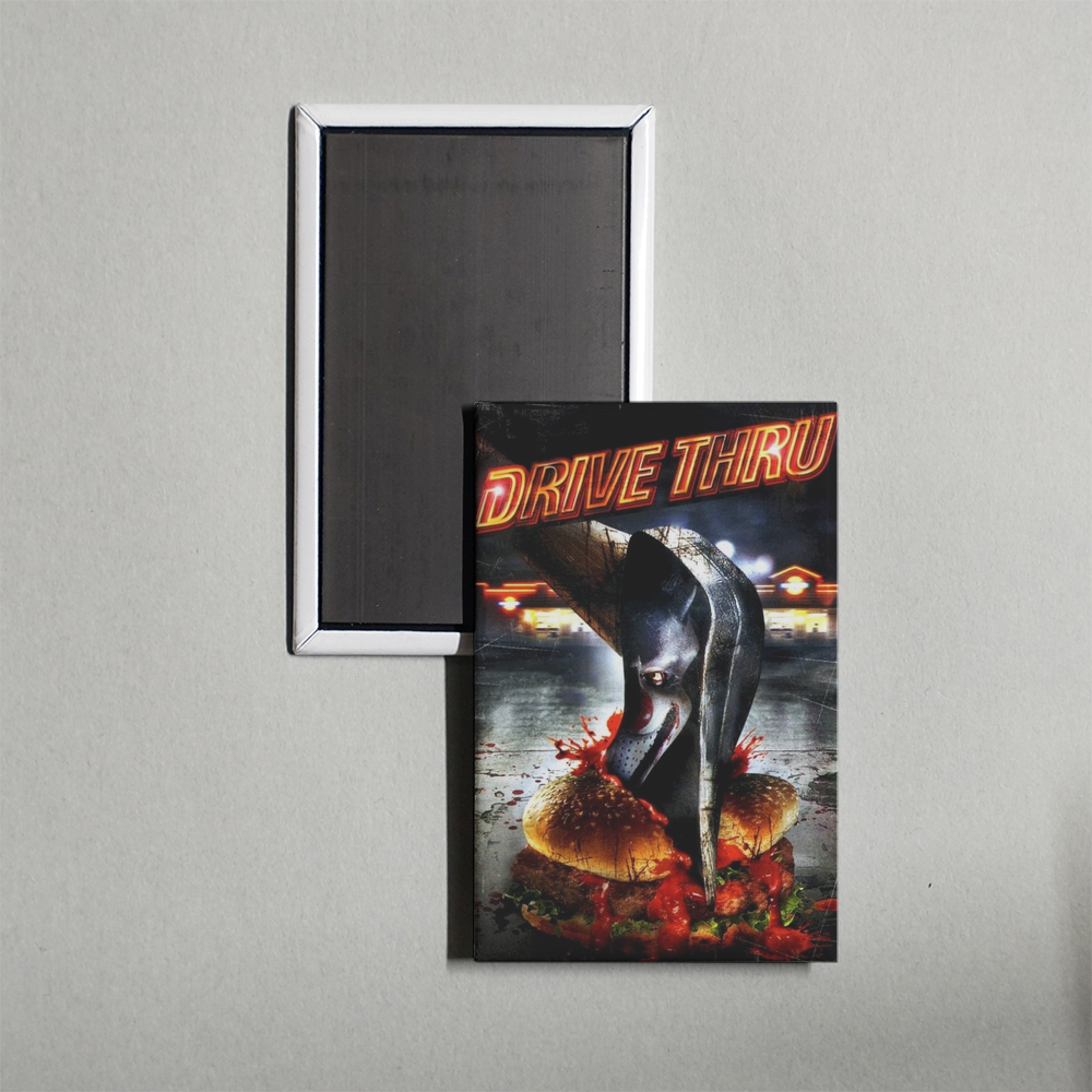 Drive Thru Mini Movie Fridge Magnet