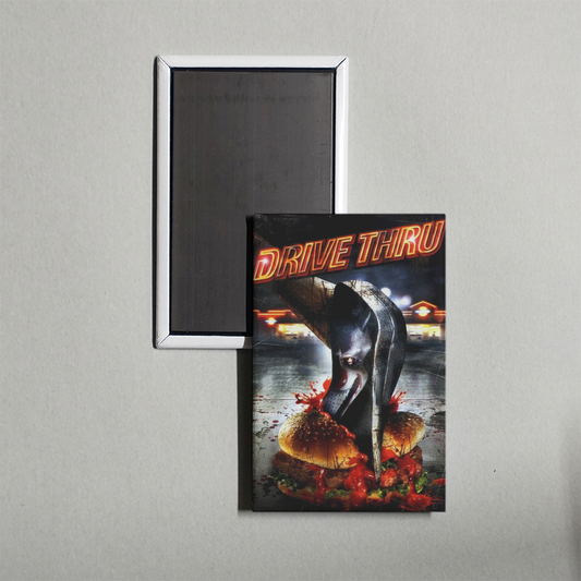 Drive Thru Mini Movie Fridge Magnet