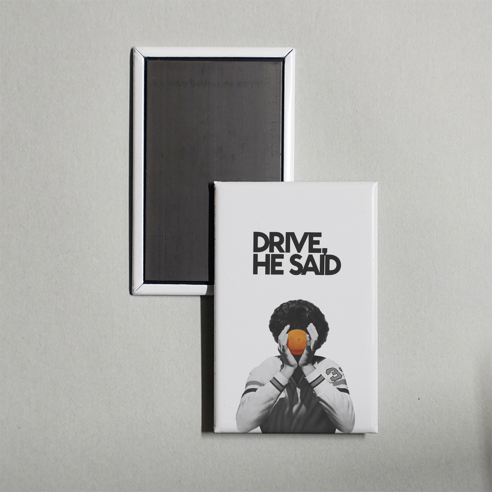 Drive, He Said Mini Movie Fridge Magnet