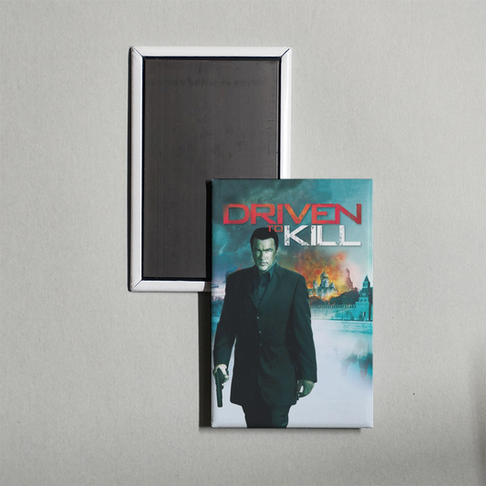 Driven to Kill Mini Movie Fridge Magnet