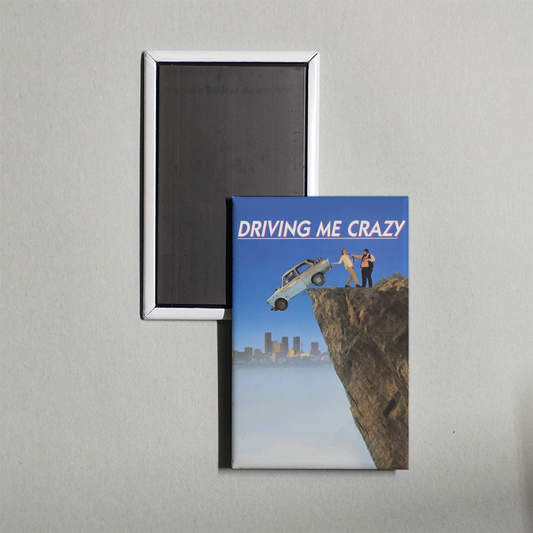 Driving Me Crazy Mini Movie Fridge Magnet