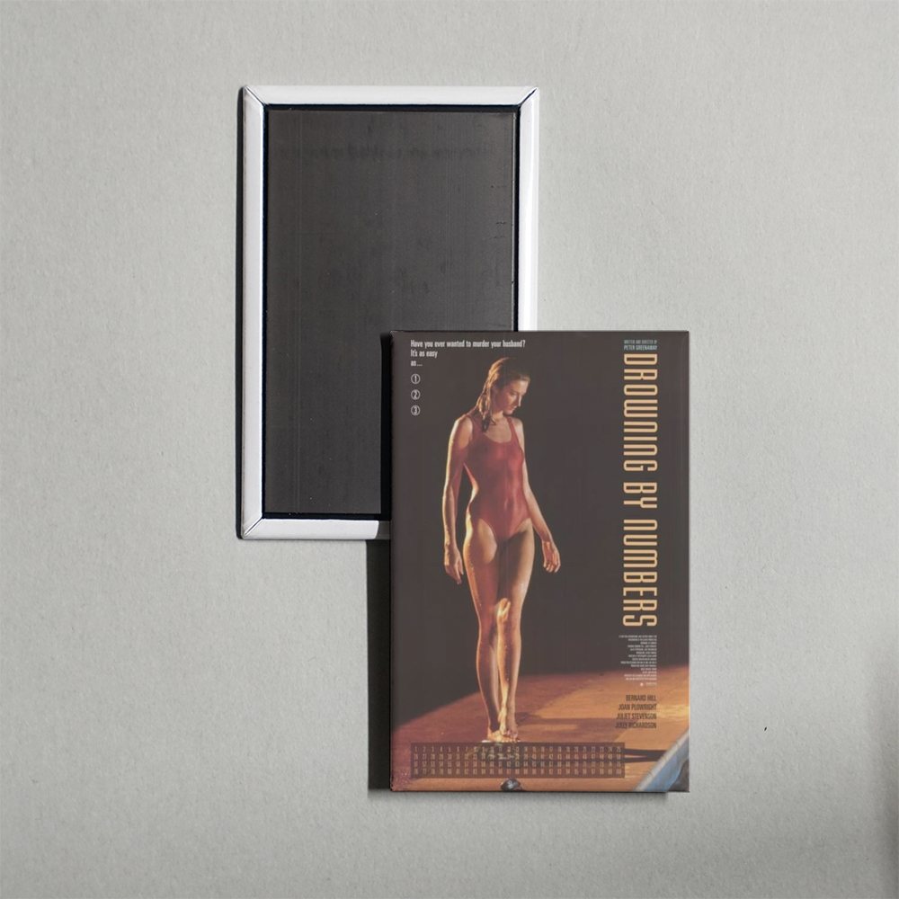 Drowning by Numbers Mini Movie Fridge Magnet