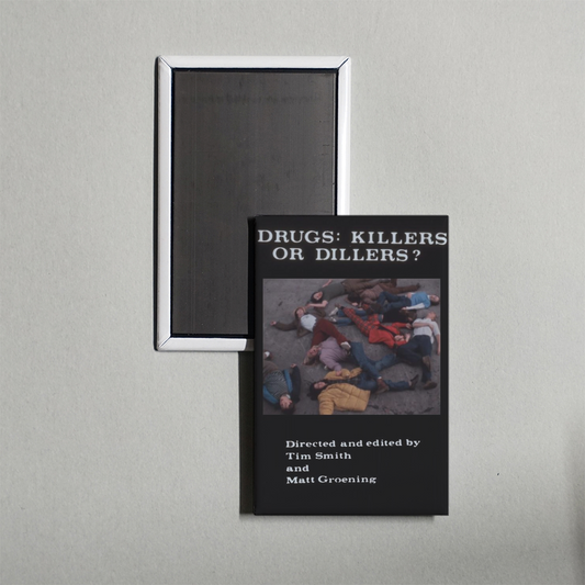 Drugs Killers or Dillers Mini Movie Fridge Magnet