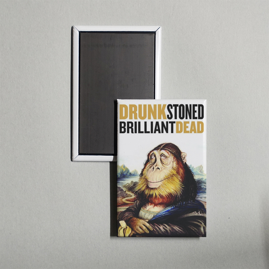 Drunk Stoned Brilliant Dead The Story of the National Lampoon Mini Movie Fridge Magnet
