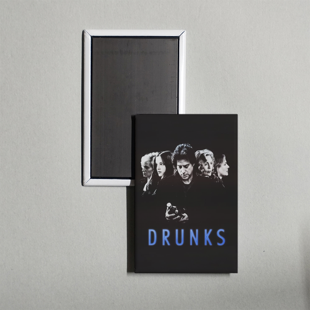 Drunks Mini Movie Fridge Magnet