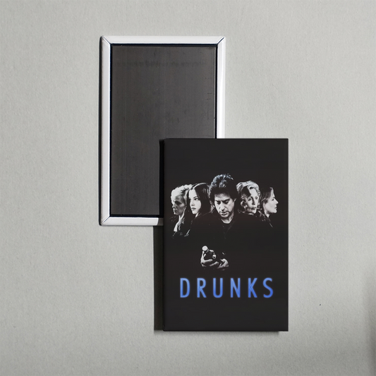 Drunks Mini Movie Fridge Magnet
