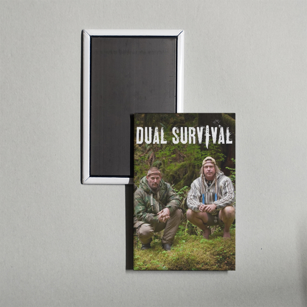 Dual Survival TV Show Fridge Magnet