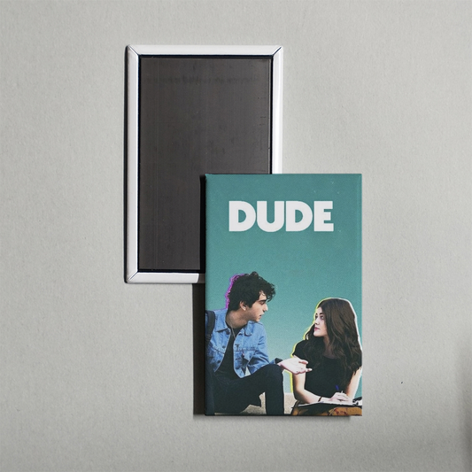 Dude Mini Movie Fridge Magnet