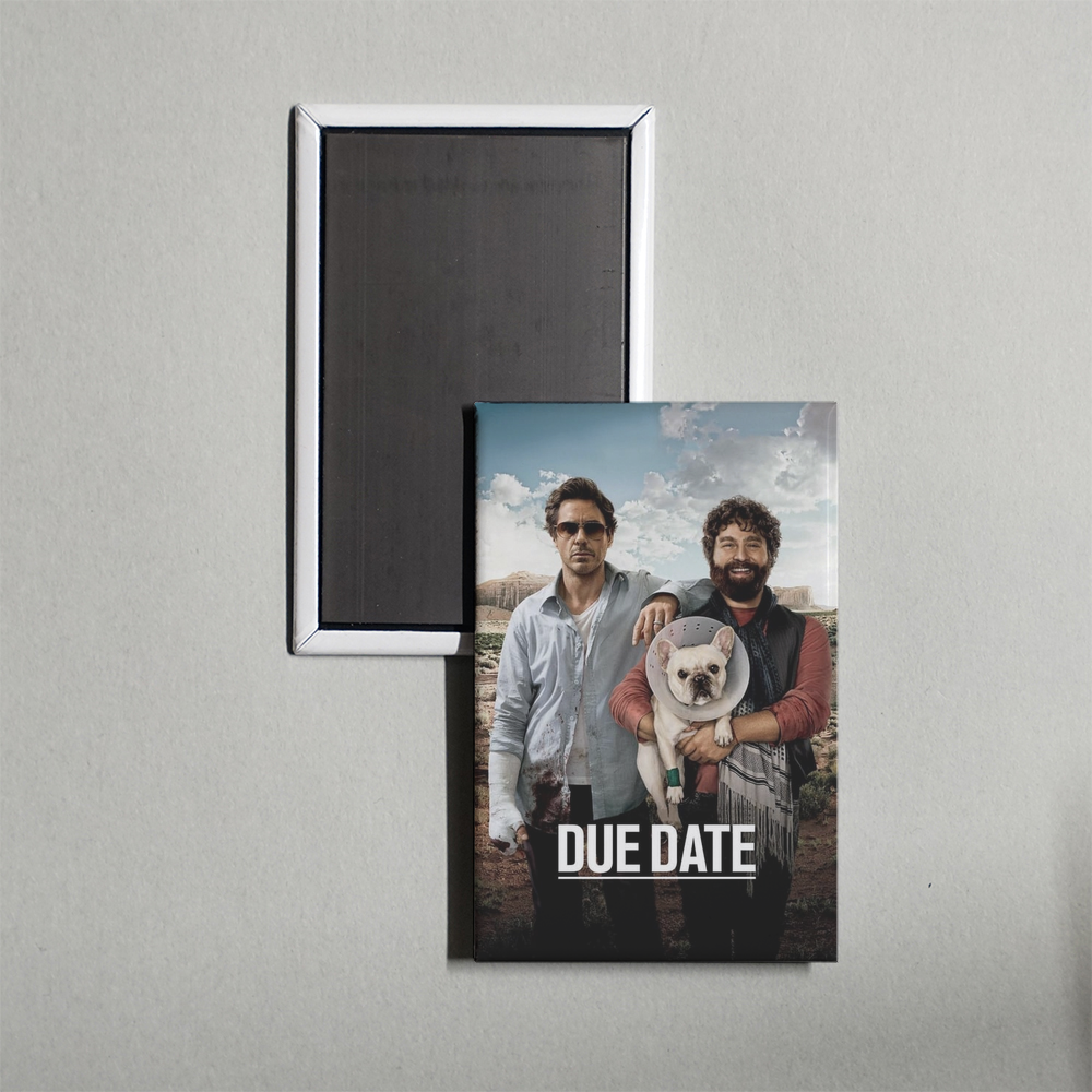 Due Date Mini Movie Fridge Magnet