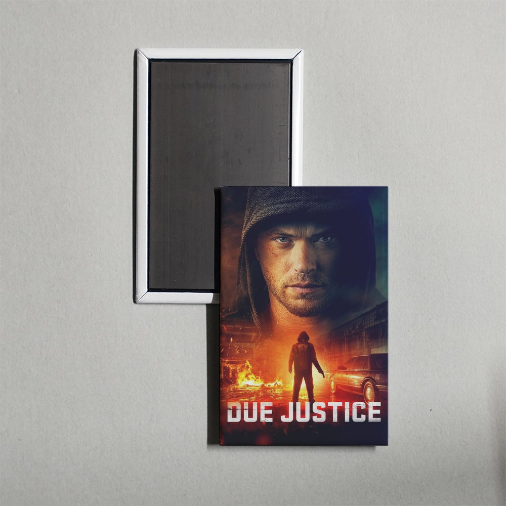Due Justice Mini Movie Fridge Magnet