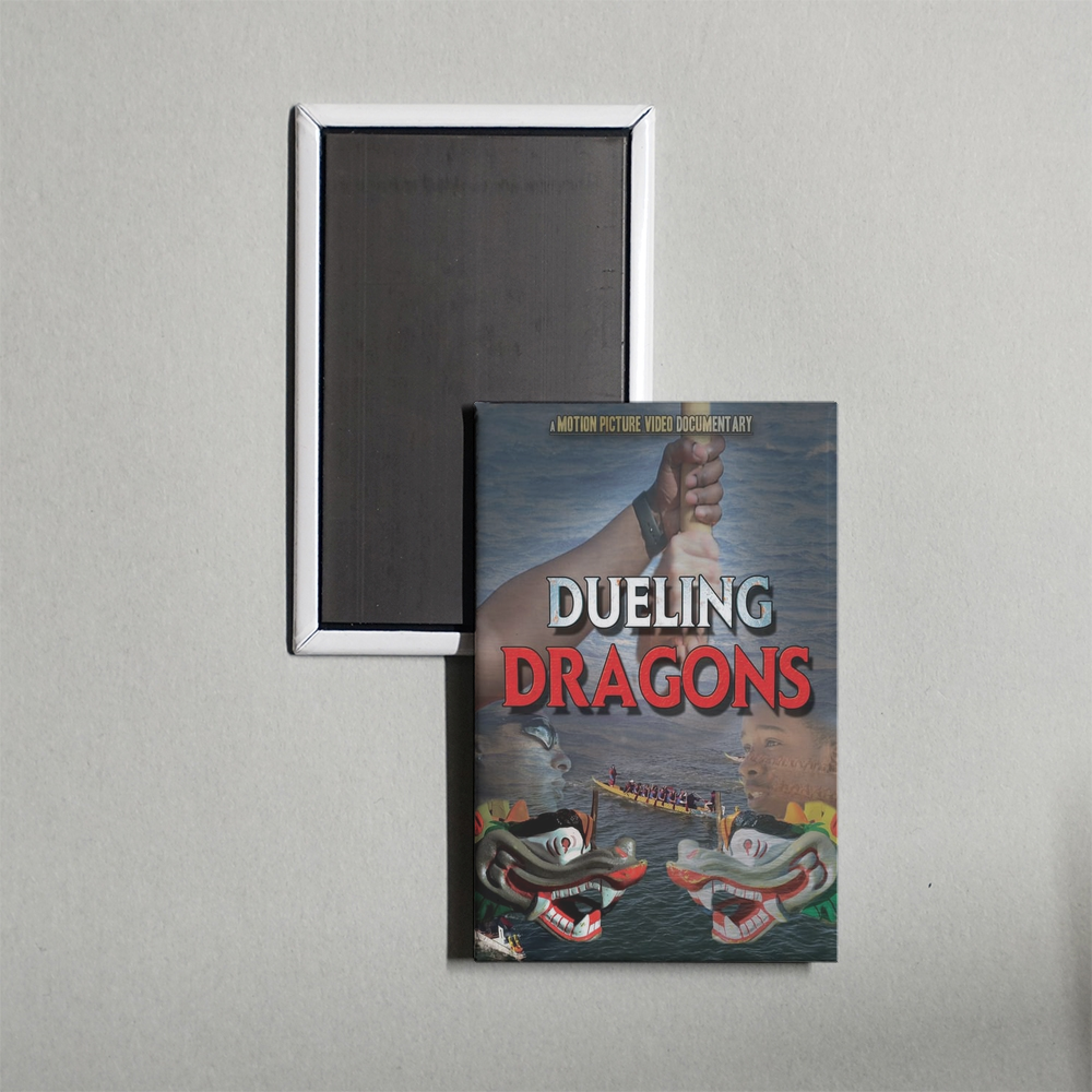 Dueling Dragons Mini Movie Fridge Magnet