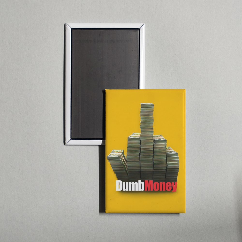 Dumb Money Mini Movie Fridge Magnet