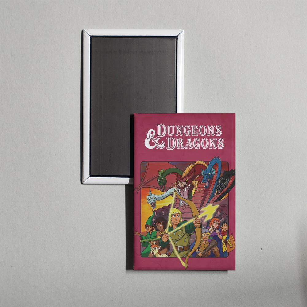 Dungeons & Dragons TV Show Fridge Magnet