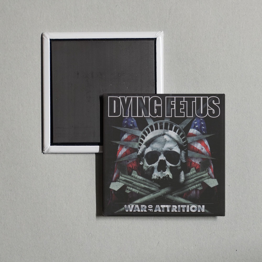 Dying Fetus - War of Attrition Album Cover Fridge Magnet