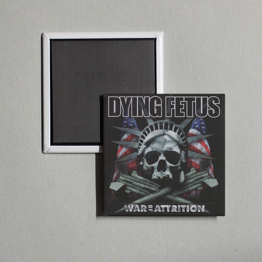 Dying Fetus - War of Attrition Album Cover Fridge Magnet