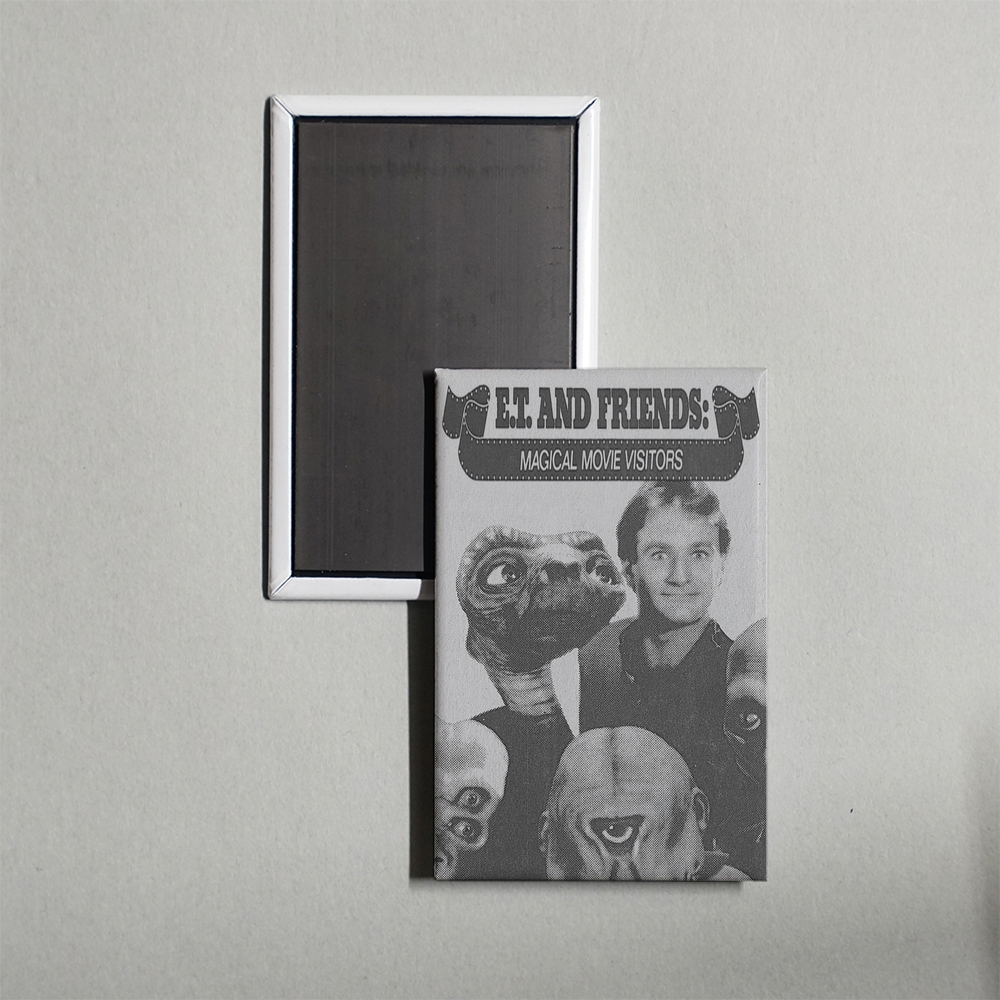 E.T. and Friends Magical Movie Visitors Mini Movie Fridge Magnet