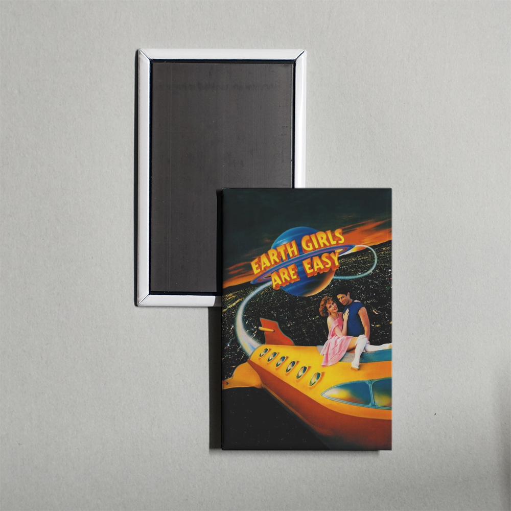 Earth Girls Are Easy Mini Movie Fridge Magnet