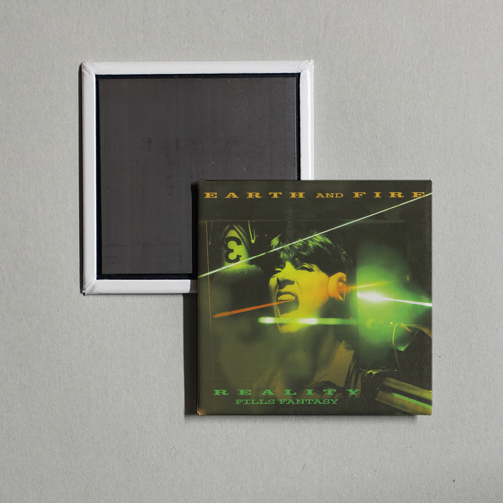 Earth & Fire - Reality Fills Fantasy Album Cover Fridge Magnet