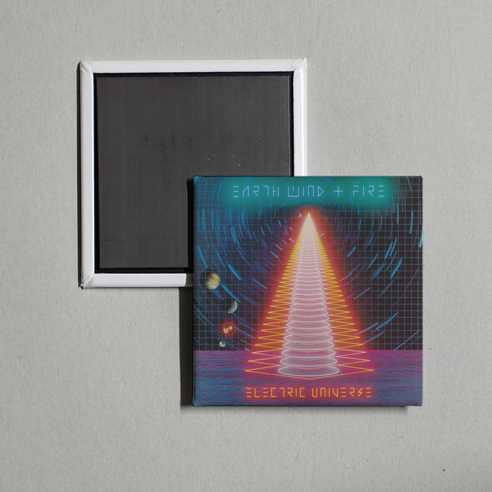 Earth, Wind & Fire - Electric Universe (Expanded Edition) Album Cover Fridge Magnet