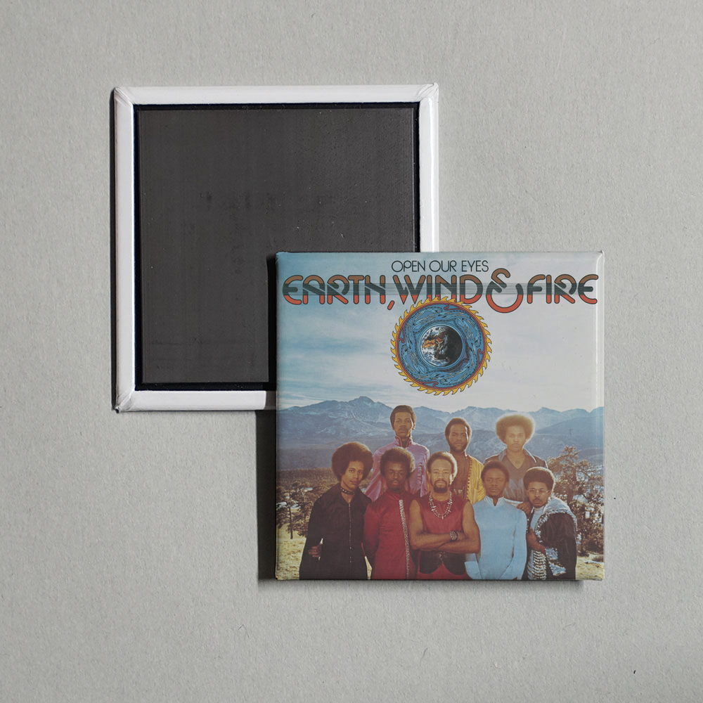 Earth, Wind & Fire - Open Our Eyes Album Cover Fridge Magnet