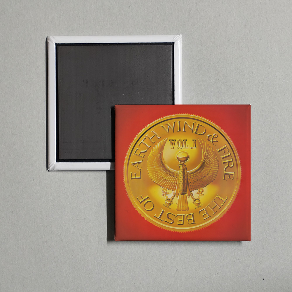 Earth, Wind & Fire - The Best Of Earth, Wind & Fire Vol. 1 Album Cover Fridge Magnet