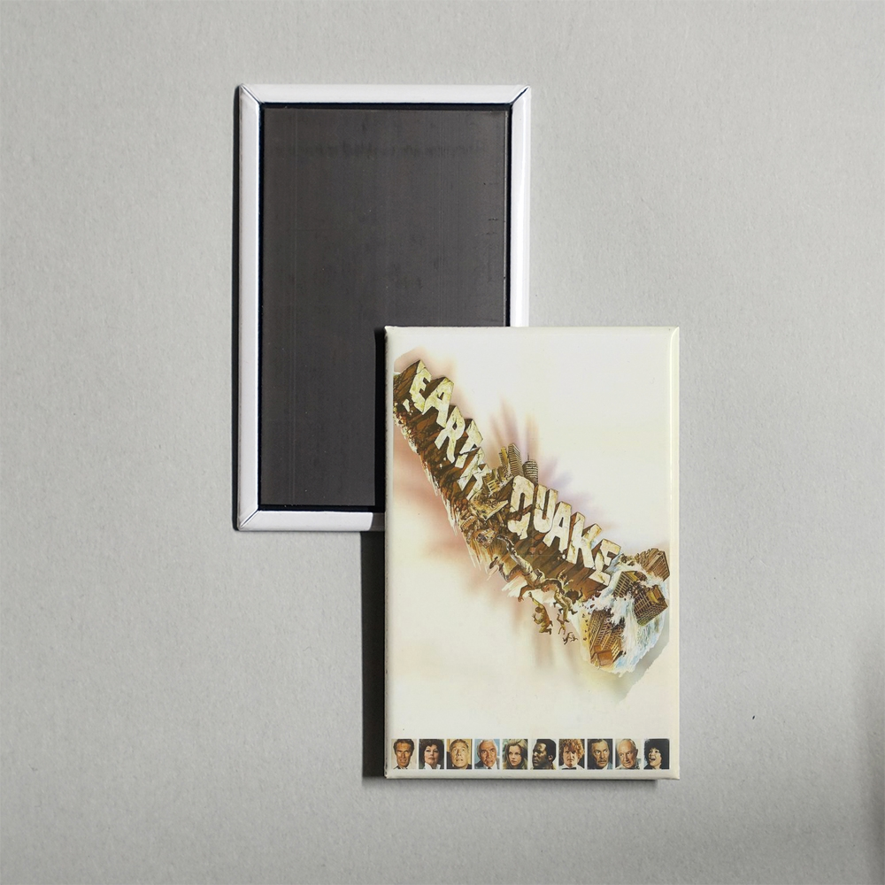 Earthquake Mini Movie Fridge Magnet
