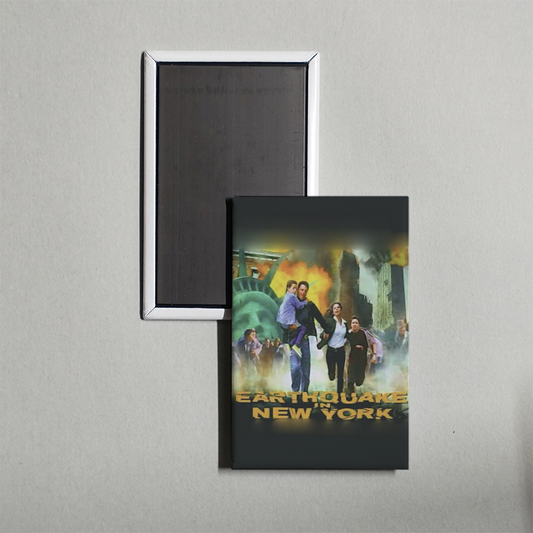 Earthquake in New York Mini Movie Fridge Magnet