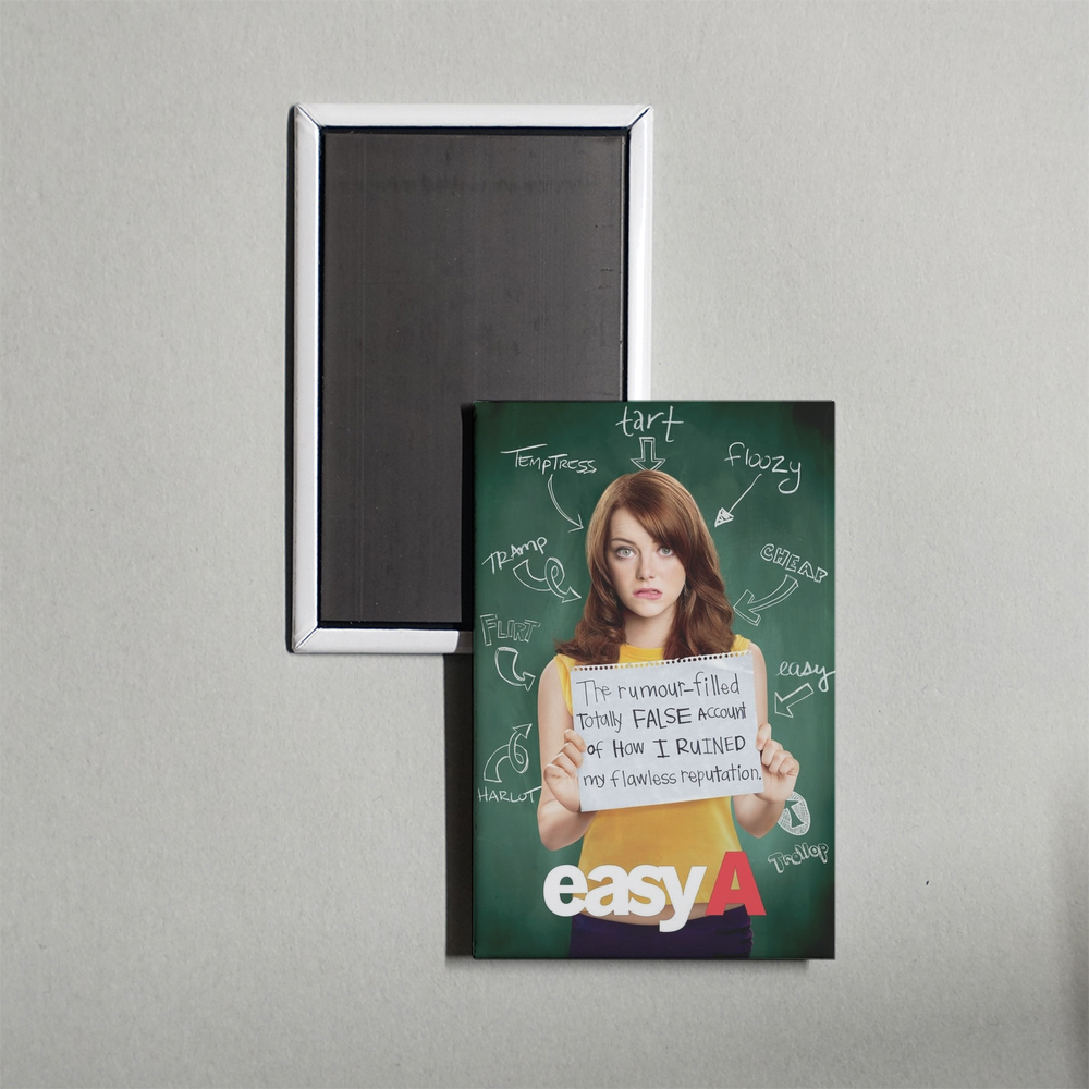 Easy A Mini Movie Fridge Magnet