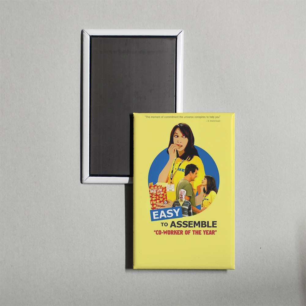Easy to Assemble TV Show Fridge Magnet
