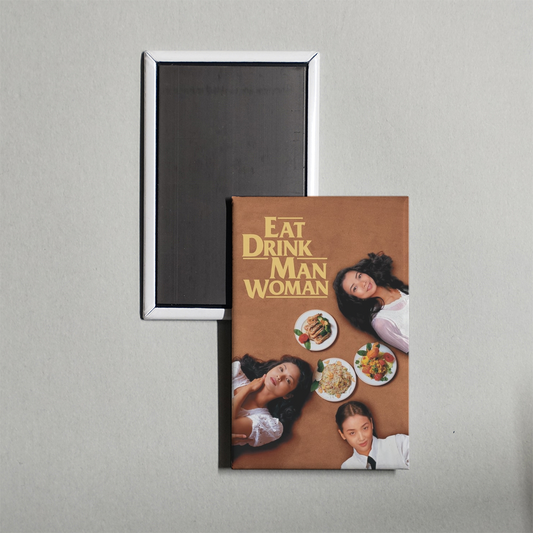 Eat Drink Man Woman Mini Movie Fridge Magnet