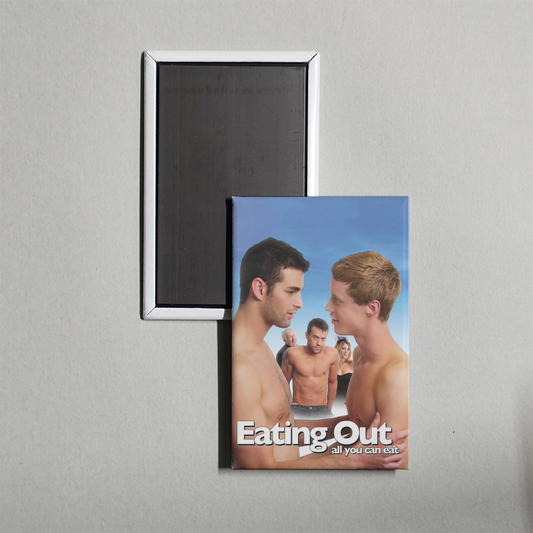 Eating Out All You Can Eat Mini Movie Fridge Magnet