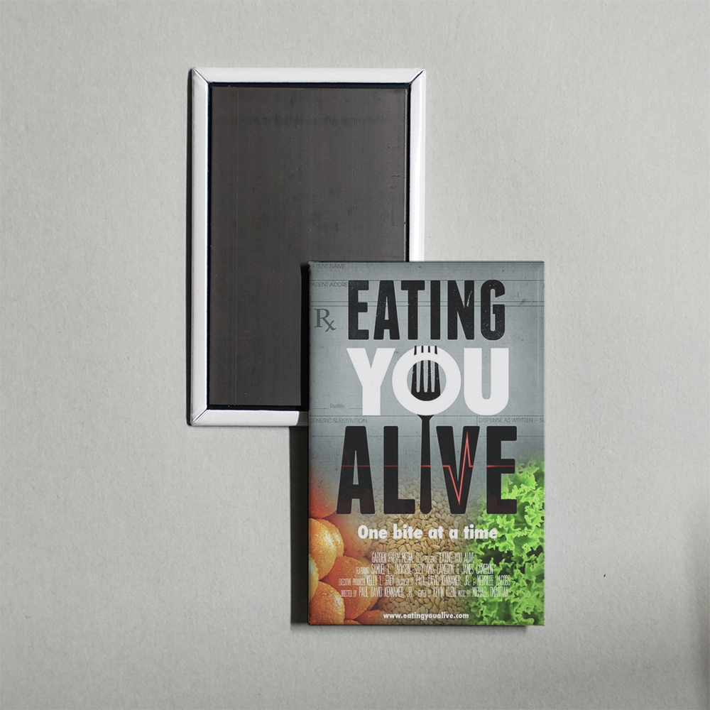 Eating You Alive Mini Movie Fridge Magnet