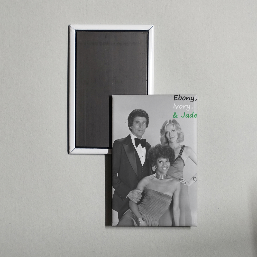 Ebony, Ivory and Jade Mini Movie Fridge Magnet