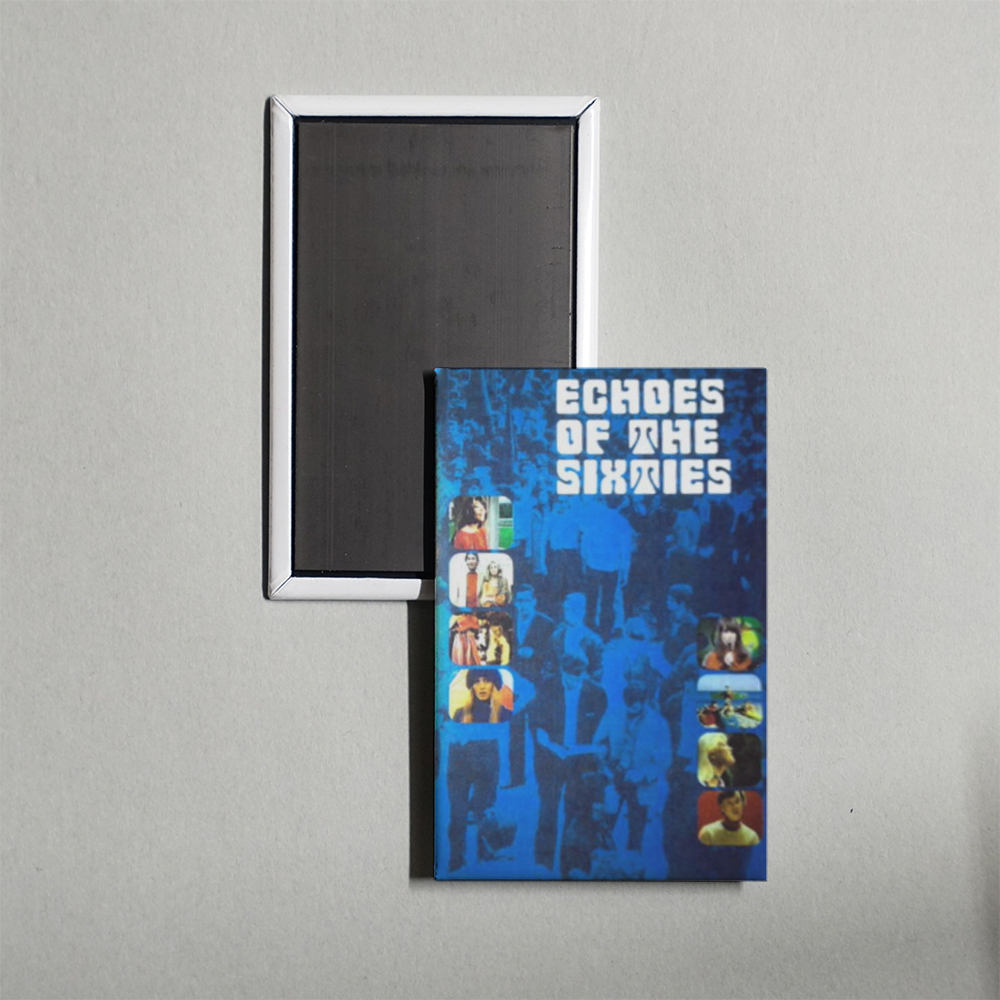 Echoes of the Sixties A Musical Trip Mini Movie Fridge Magnet