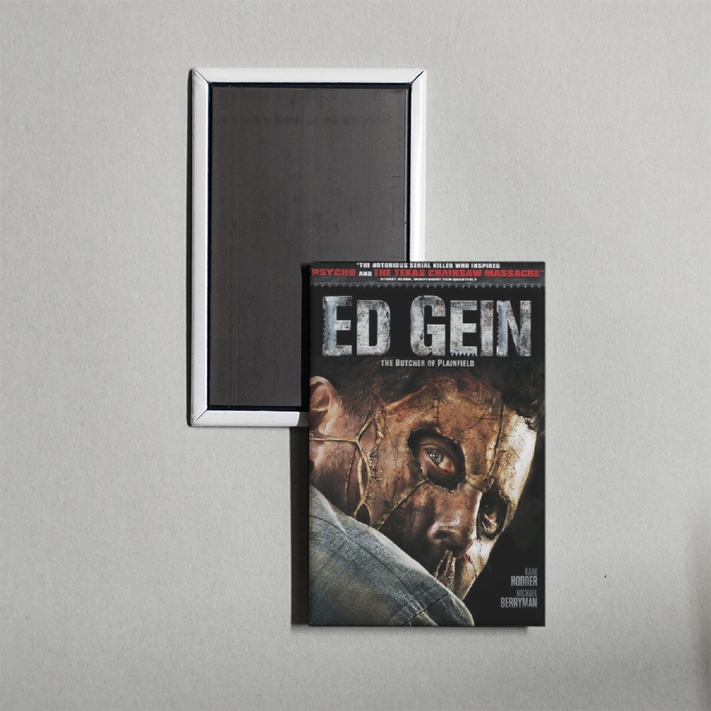 Ed Gein The Butcher of Plainfield Mini Movie Fridge Magnet