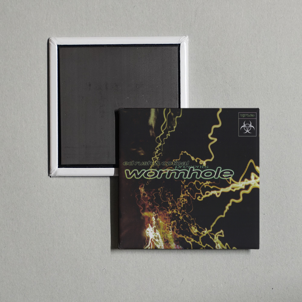 Ed Rush - Wormhole Album Cover Fridge Magnet