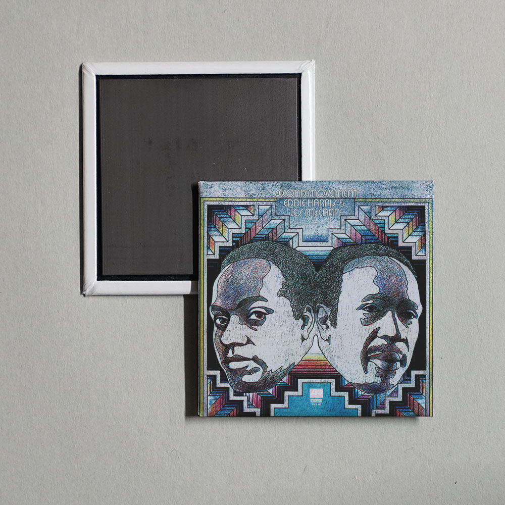 Eddie Harris - Second Movement Album Cover Fridge Magnet