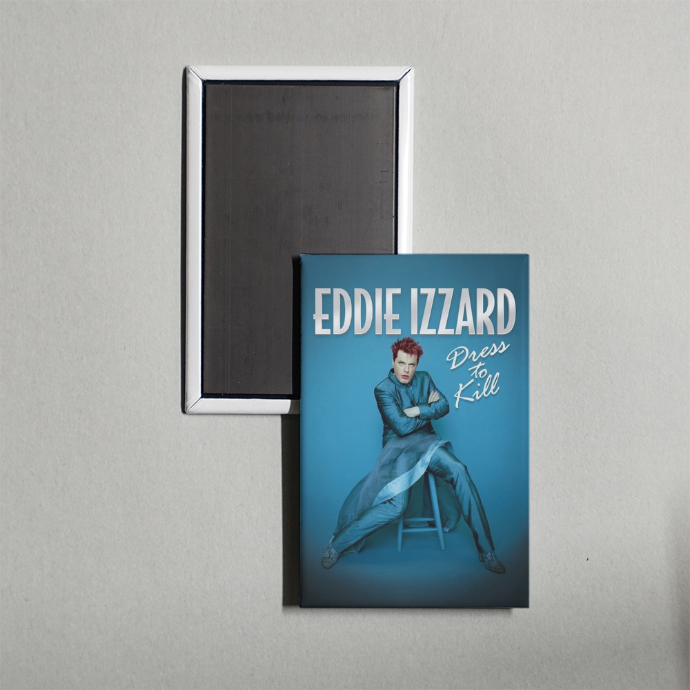 Eddie Izzard Dress to Kill Mini Movie Fridge Magnet