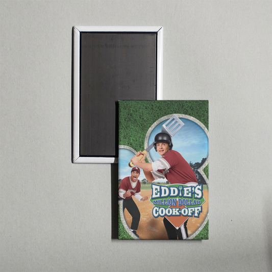 Eddie's Million Dollar Cook Off Mini Movie Fridge Magnet