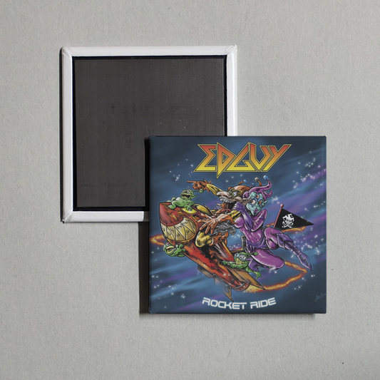 Edguy - Rocket Ride Album Cover Fridge Magnet