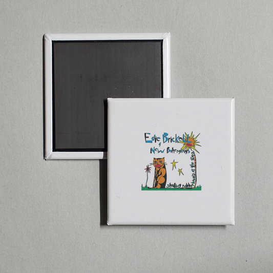 Edie Brickell & New Bohemians - Shooting Rubberbands At The Stars Album Cover Fridge Magnet