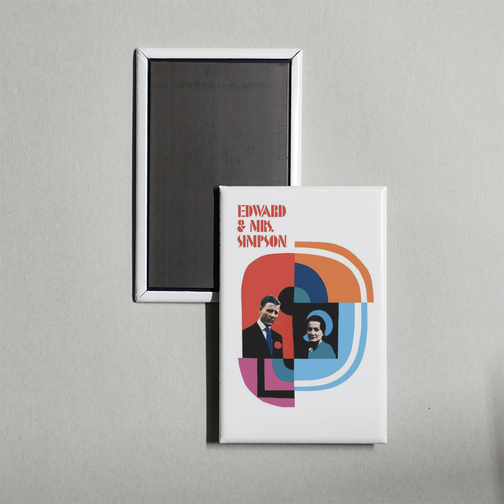 Edward & Mrs. Simpson Mini Movie Fridge Magnet